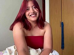 playing rock paper scissors with stepsister turns into hot amateur latina fun part 1