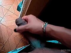 guy blasts cum in friend's pussy then wife licks every drop clean from her wet folds