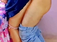 mexican schoolgirl uniform stays on during brutal outdoor creampie pounding