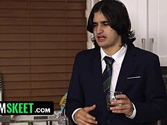 beetlejuice xxx parody unleashes group slut cash sex with best friends in costumes