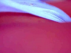 desi teen's pink shaved pussy creams panties in explosive solo masturbation climax
