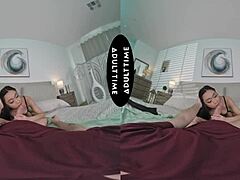 Jade Kimiko struggles massive cock vr pov shaking orgasm cumshot