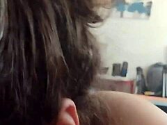 Busty milf deepthroats cock sloppy when lied to hard