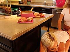 Lexi Swallow Licks Cougar Pussy Lips In Sensual Lesbian Heat