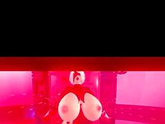 Dude this 3D HQ POV solo shows big tits expanding squirting breast milk with sound added