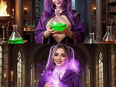 arcadia academy's ai women glow side by side sfw meets nsfw music vibes