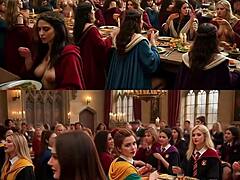 arcadia academy's ai women glow side by side sfw meets nsfw music vibes