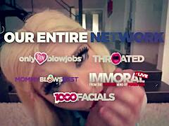 emma rosie gags on this monster dick with her sloppiest teen blowjob ever