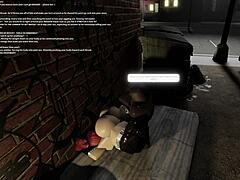 rough hotel corner hookup with street worker gets wild