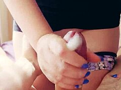 Hot Stepsister's Tight Shaved Pussy Dripping with Creampie Cum
