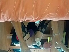 amateur latina shemale rams new toy balls deep in tight ass