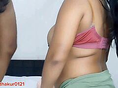Landlord Pounds Young Indian Teen's Big Tits in Missionary Creampie for Rent