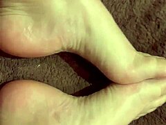 beautiful feet exibicion FOOTJOB fetish solo tease