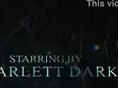 teen babe scarlett dark takes three black monster cocks in first gaping dp anal
