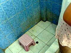 Slutty Step Cousin Gulps Hubby's Cum Piss and Triple Loads on Tits Mouth