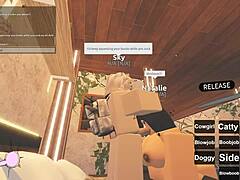 roblox whore BENT OVER for BIG ASS ANAL and DEEPTHROAT COWGIRL
