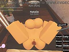 roblox whore BENT OVER for BIG ASS ANAL and DEEPTHROAT COWGIRL