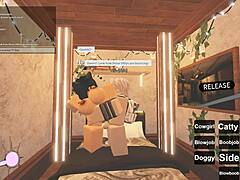 roblox whore BENT OVER for BIG ASS ANAL and DEEPTHROAT COWGIRL