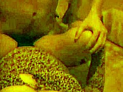 Single guy spreads her legs wide at the party for full thrust