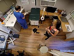 Asia Perez smuggling in latex gloves and heels!