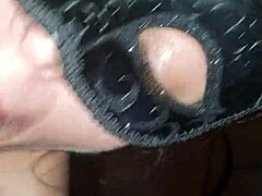 Masked Milf Sucks Rough POV Cock With Condom Deepthroat