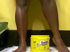 Ebony BBW Golden Shower Fetish Play