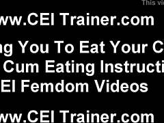 i need you to eat your own cum for me cei 😈💦