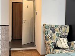 i dropped towel flashed big tits ass to delivery man