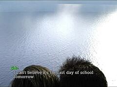 big ass big tits babe leaps into erotic ass play