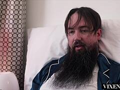 vixenplus milf brandi love spit roasted hard by two monster bbcs
