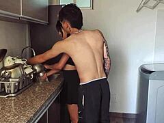 Stepsis Chores Lead To Cock Sucking Surprise!