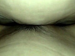 Cute Shaved Roommate Fucks Hard in Kitchen for Wet Orgasm