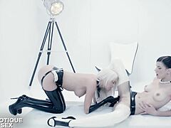 candice luca and lena love share passionate outdoor lesbian licks