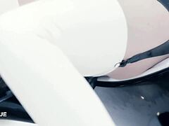 candice luca and lena love share passionate outdoor lesbian licks