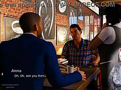 anna's playful fox milf upskirt stockings outdoor tease game