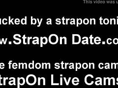 i'll dominate you completely with my strapon bdsm femdom toys anal!