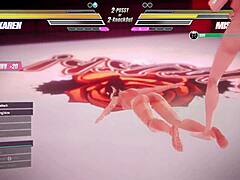 Futanari Lesbians Lick Boobs Pussy in Intense Muff Diving Battle