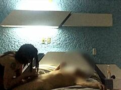 this mexican shemale gets fucked deep by hung mature part 1