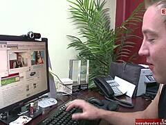 camgirl takes user's monster cock deep in pussy