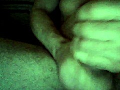 girl strokes cock with eager handjob grip