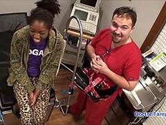 dr tampa's backstage latex humiliation exam on lotus lain 😈