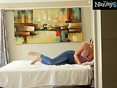 Alexis Adams Caught Masturbating Begs Nanny Job Fuck