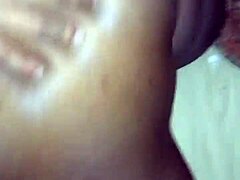 THICK PHAT BLACK BBW Squirts Wild On Monster Cock