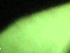 Pounding wet pussy outdoors with loud moans