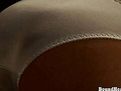 naughty oiled lesbian moans hard from massage orgasm