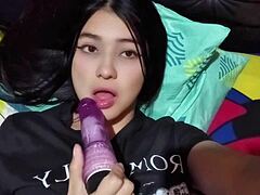 Latina big tits caught fucking stepsister's boyfriend on homemade video call