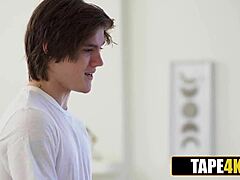 dirty old man fucks sleeping son's skinny blonde girlfriend