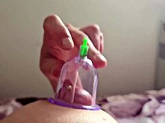 Suck my pierced puffy nipples hard in bedroom closeup