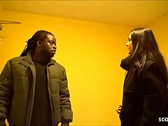 Watch Cute German Teen Swallow Huge Black Cock in Garage Quickie!