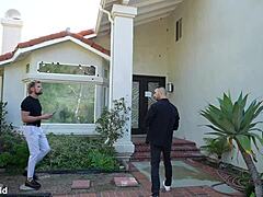 lauren phillips crams two cocks in ass pussy for rough dp threesome